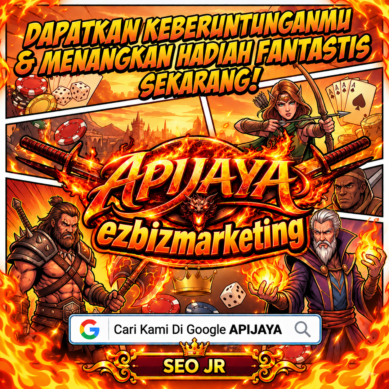 APIJAYA X EZBIZMARKETING Bidang Resmi Anti Blokir Dan Anti Lag Dalam Bermain